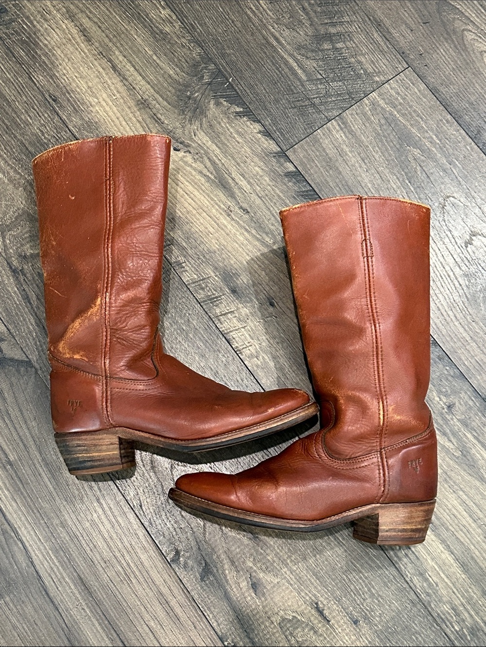 VINTAGE Frye Campus 14L Tall Leather Boots Size 7.5 Men